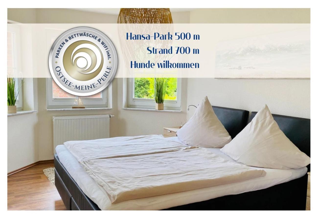 Fewo Panoramadeck Familien-Strandnah-Garten-Hunde-Sport-Und Schwimmbadnah-Hansapark Apartment Sierksdorf Ngoại thất bức ảnh